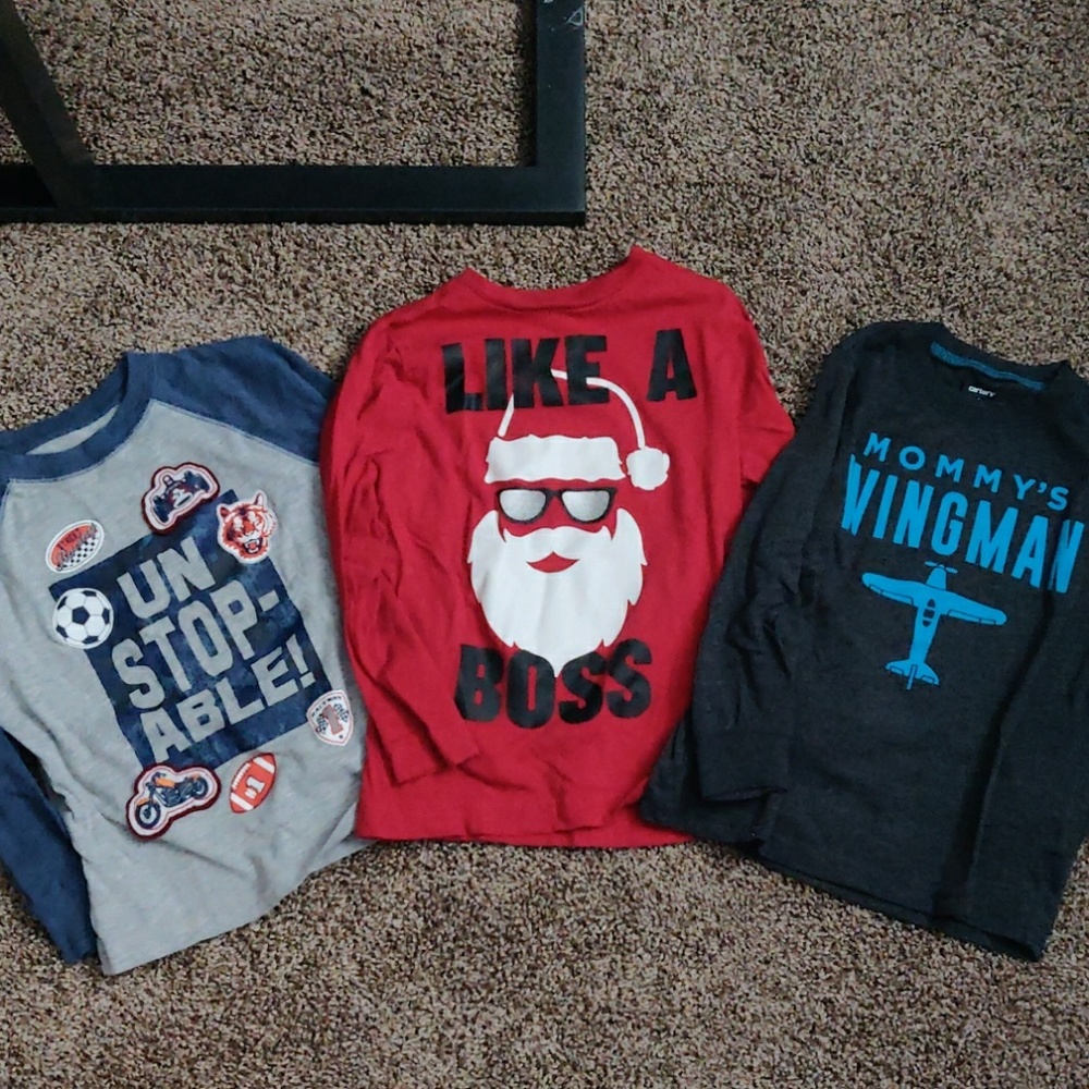 3 long sleeve shirts